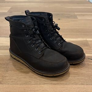 Keen Men's Dark Brown Leather Boots